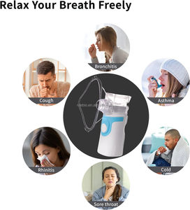 OEM <span class=keywords><strong>Nebulizer</strong></span> saku jala ultrasonik portabel, alat medis dapat diisi ulang untuk dewasa dan bayi perawatan napas elektrik - Product Image 6