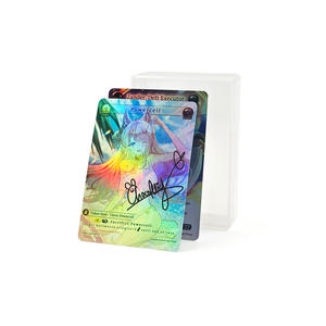 Cartes de jeu TCG personnalisées OEM, designs personnalisés, étoiles holographiques brillantes rares, cartes à collectionner d'anime, paquets de boosters, aléatoires - Product Image 2