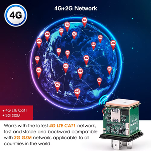 เครื่องติดตาม GPS แบบรีเลย์ 4G กันน้ำ IP67 สำหรับรถยนต์ พร้อมแอป IOS/Android ติดตั้งแบบซ่อน และรีโมทคอนโทรล - Product Image 3
