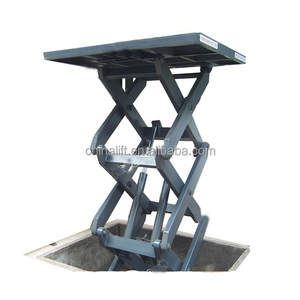 Plateforme élévatrice à ciseaux fixe personnalisée par le fabricant, prix compétitif, pour marchandises, <span class=keywords><strong>table</strong></span> élévatrice à ciseaux, élévateur de marchandises stationnaire - Product Image 2
