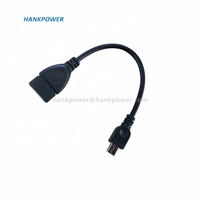 Kabel Data Mini USB OTG Kabel Micro USB ke USB Female Kabel Adaptor OTG Tipe C