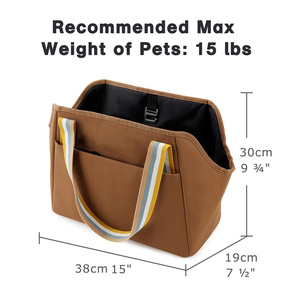 Bolso portador <span class=keywords><strong>de</strong></span> lado suave para perros y gatos pequeños, bolso portador <span class=keywords><strong>de</strong></span> <span class=keywords><strong>mascotas</strong></span> versátil para compras, senderismo, Viajes - Product Image 4