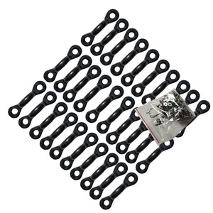 Hebillas de nailon negras, paquete de 30, duraderas, para amarres de cuerda de kayak, canoa y barco - Product Image 5