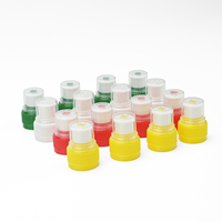 Bouchon de bouteille d'eau sport en plastique PP PE à ouverture par poussée et traction, 28 mm et 38 mm