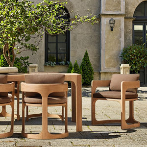 طاولة وكرسي أثاث للحدائق في مطعم خشب الساج - Product Image 1