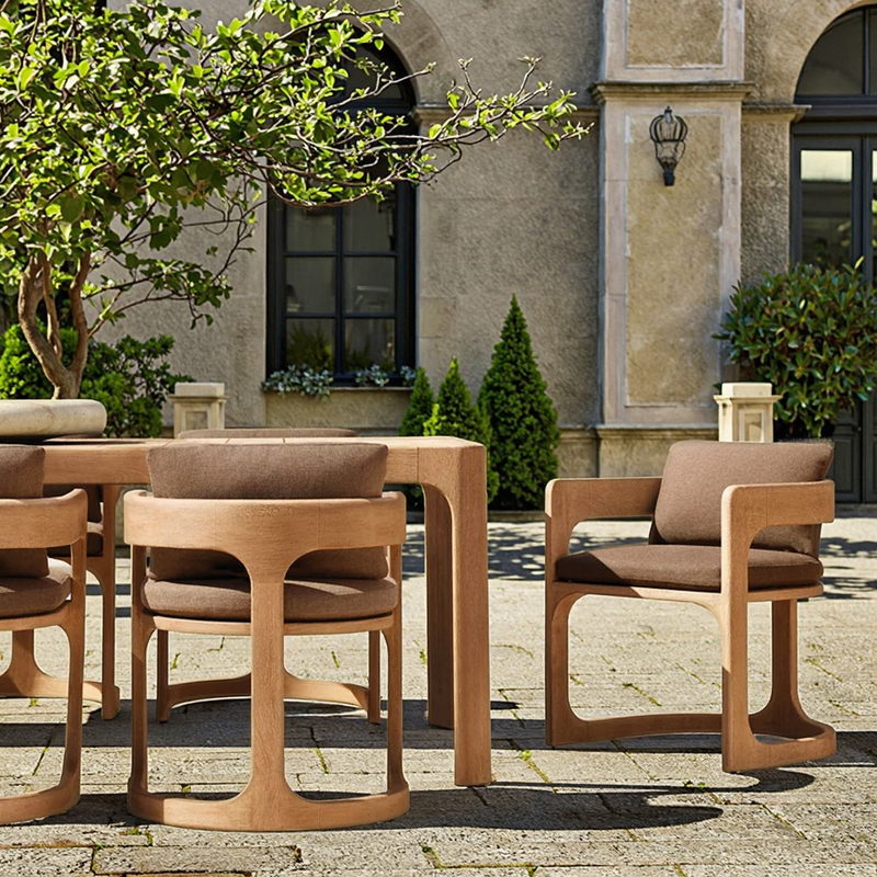 Teak Restaurant Outdoor Furniture Hotel Bar