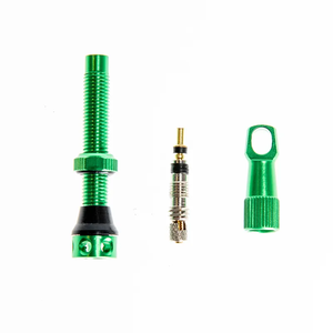 Válvula de neumático de aleación de aluminio de 34 -120mm, removedor de núcleo, válvulas <span class=keywords><strong>Presta</strong></span>, válvula de vacío sin cámara para bicicleta de carretera, piezas de bicicleta - Product Image 3