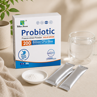 Poudre de boisson probiotique en sachets individuels, supplément prébiotique pour le bien-être digestif, marque privée, fabrication OEM ODM, vente en gros