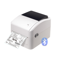 Xprinter XP-420B Printer Label termal untuk stiker pos Waybill hitam putih FBA jenis antarmuka LAN Cetak Label pengiriman