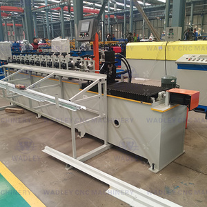 Metal <b>Ceiling</b> Light Keel Roll Forming Machine Double Line Steel Keel Making Machine Light Keel Angle Steel <b>Tile</b> Forming Machine - Product Image 4