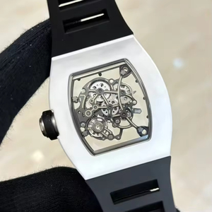 Brand-new White Ceramic <b>Case</b>, Sapphire Crystal Glass, Mechanical <b>Watch</b> RM055, Fully Hollowed-out Design, Men's Automatic Wristwa - Product Image 5