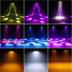 <span class=keywords><strong>Projecteur</strong></span> de scène ODM/OEM 150W à six bras RGBW, laser DMX512 24 canaux, activé par le son, télécommande, pour fêtes, discothèques, KTV, bars, clubs, mariages - Product Image 5