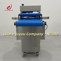 Machine à trancher automatique haute vitesse pour pains à hamburger, en acier inoxydable 304, équipement de découpe en deux des pains à burger