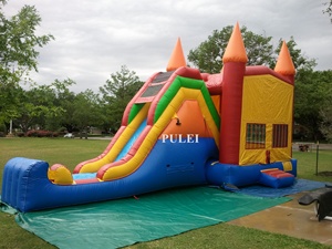 Toboggan gonflable à <span class=keywords><strong>ballon</strong></span> <span class=keywords><strong>3</strong></span> en 1 Château sautant Installation facile Château gonflable Toboggan de piscine PVC Toboggan gonflable pour enfants - Product Image 5