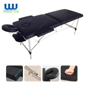 <span class=keywords><strong>Mesa</strong></span> <span class=keywords><strong>Cama</strong></span> de Masaje Plegable y Portátil Union Win con Taburete Muebles de Salón para Tatuajes y Esteticistas - Product Image 3