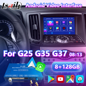 Lsailt 8 + 128GB Android Carplay multimedya Video arayüzü için 2008-2013 Infiniti G37X Infiniti Infiniti G37S G35x G25X Infiniti - Product Image 1