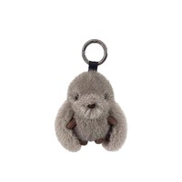 Porte-clés de voiture en peluche lapin mignon, pendentif pour sac à dos, cadeau, figurine en peluche lapin