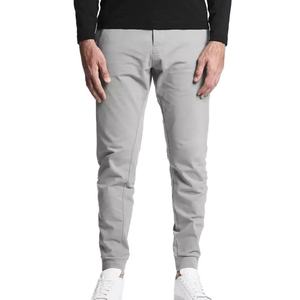 Pantalons de jogging décontractés pour hommes, vêtements de golf extensibles personnalisés, taille mi-haute, motif droit, teinture unie, pantalons de sport - Product Image 1