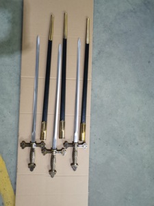 Wilkinson Sword Masonic Society เดิร์คกับใบมีดแบนแกะสลักวิลคินสัน SWORD Ltd ด้วยทองเหลือง - Product Image 4