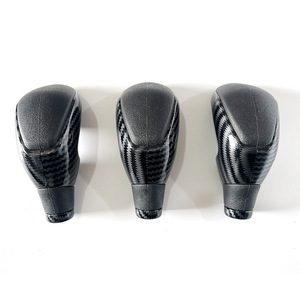 Peugeot 3008 Automatic Gear <b>Shift</b> <b>Knob</b> Carbon Fibre Ergonomic Black Gray Light Colors DZ11 Q54 - Product Image 4