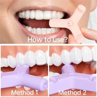 Accessoires de soins dentaires orthodontiques Invisalign avec logo personnalisé, lot de 4 aligneurs de type Y à mâcher