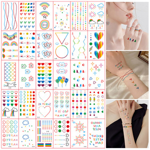 La <span class=keywords><strong>stampa</strong></span> di alta qualità dell'oem della fabbrica cinese crea il tuo Logo Design <span class=keywords><strong>tatuaggi</strong></span> della temperatura corporea <span class=keywords><strong>personalizzati</strong></span> - Product Image 6