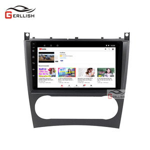 Gerllish 9 \ "Android Car para REPRODUCTOR DE DVD para <span class=keywords><strong>Mercedes</strong></span> Benz W203 W209 CLK Clase C C180 <span class=keywords><strong>C200</strong></span> C220 Navegación GPS incorporada Radio Vid - Product Image 3