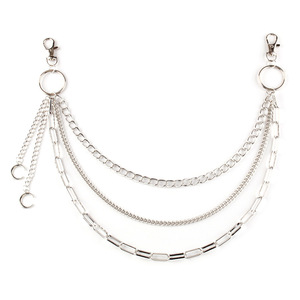 <b>Moon</b> <b>Ring</b> Multi Layer Pants Chain Zinc Alloy Waist Chain Nightclub Hip Hop Rock Style - Product Image 4
