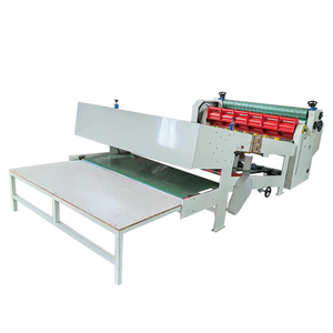 2ply <strong>Corrugated</strong> Cardboard Production Line <strong>Corrugated</strong> Cardboard Computer Reel Paper <strong>Sheet</strong> Cutter with <strong>Stacker</strong> - Product Image 1