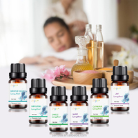 Coffret Cadeau d'Huiles Aromatiques Apothecary 5 Pièces - Collection d'Huiles Essentielles pour le Sommeil, la Calme, l'Équilibre, la Restauration et la Tranquillité - Pour Diffuseur et Massage