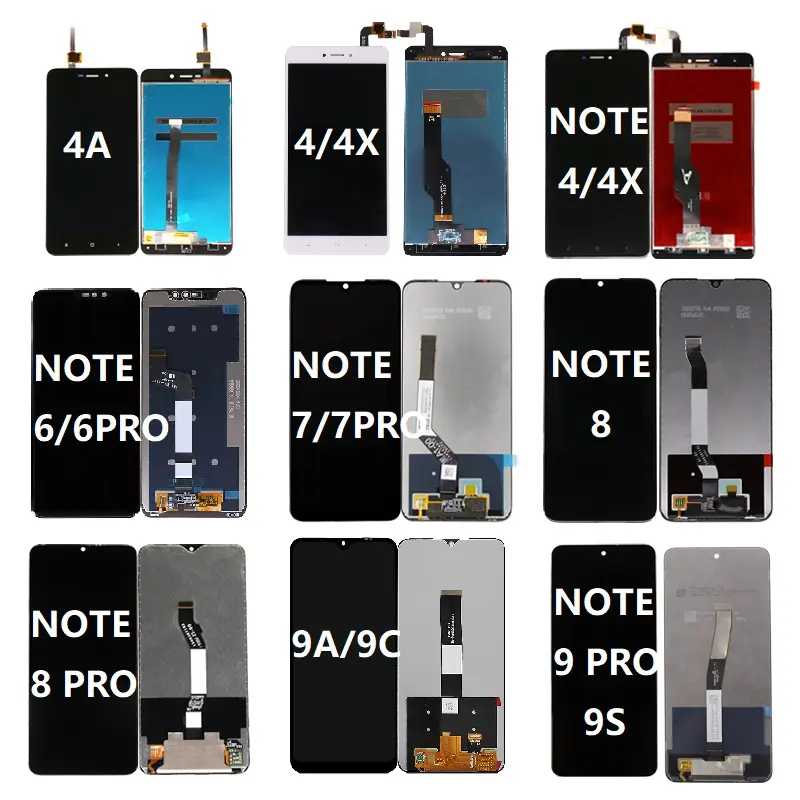 Note 5 7 8 8T 9 9S 10 10S 10X 11 11S Pro Display For Redmi 5 6 6A 8 8A 9 9A 9C 9X 9T 10 10A 10X Prime Power Lcd Touch Screen