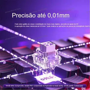 Teclado Mecánico AULA WIN60 WIN68 HE <span class=keywords><strong>MAX</strong></span> con Interruptores Magnéticos, Frecuencia de Sondeo de 8k, RGB, Sin Zona Muerta, Personalizable para eSports - Product Image 5