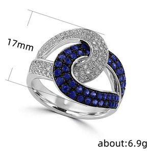 Anello a Croce Creativo per Donne, Stile Bicolore, Elegante Accessorio da Dito per Feste e Matrimoni, Idea Regalo - Product Image 2