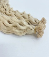 Extensions de cheveux humains 100% Remy vierges européennes, lisses et douces, à trame simple, avec pointe à colle de qualité salon, pré-collées, type I-Tip, teintes