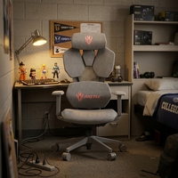 Chaise de bureau ergonomique et colorée pour le gaming avec accoudoirs réglables, support dorsal haut et coussin respirant pour longues sessions de jeu