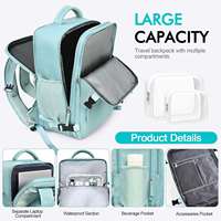 Sac à dos unisexe Oxford léger et polyvalent pour voyage, affaires, collège, avec compartiment pour ordinateur portable et port USB