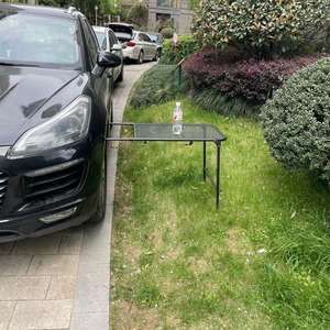 Mesa de Exterior Moderna de Metal para <span class=keywords><strong>Ruedas</strong></span> de Coche, Plegable, Portátil, Muebles de Exterior de Alta Calidad para Jardín - Product Image 3