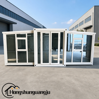 Maison conteneur modulaire préfabriquée de luxe durable et extensible, bâtiment préfabriqué personnalisé