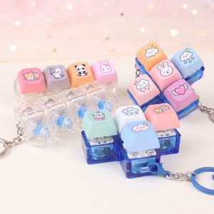 Clé USB Fidget ASMR avec son de clic mécanique, capuchon de touche lumineux interactif, porte-clés en plastique, porte-clés Fidget - Product Image 6