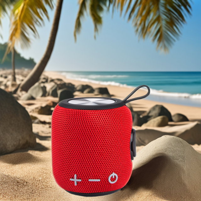 Mini IPX7 Bluetooth Speaker Wireless Waterproof 5W Output Power BT Function Support TWS Interconnection Bass Subwoofer Speaker