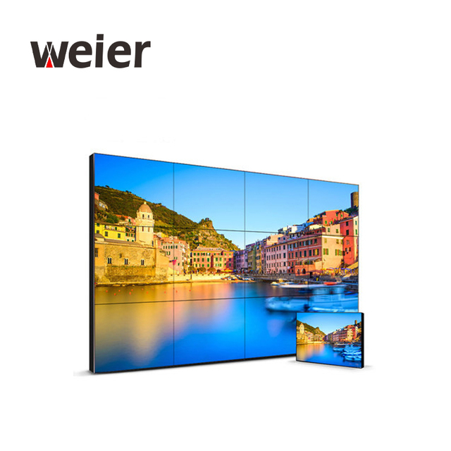 weier cheap price advertising screen video tv display splicing screen lcd video wall player