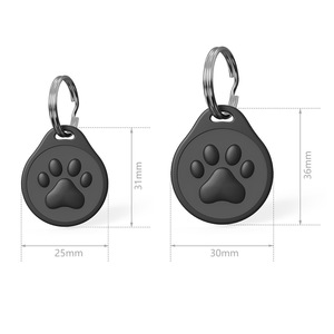 Venta al por mayor Etiqueta de silicona personalizada para mascotas Smart QR Code Durable Air Tag <span class=keywords><strong>Collar</strong></span> estilo de moda con encaje de animales personalizado barato - Product Image 4