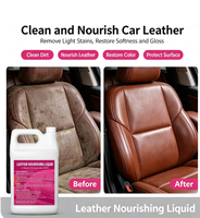 Liquide d'entretien du cuir 4L, nettoyant nourrissant, polissant, protecteur, restaure la brillance pour les sièges de voiture et l'intérieur