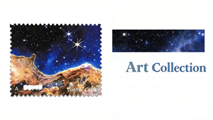 2024 Cosmic Cliffs Libros de Sellos Postales, Álbum de Sellos Postales Us Forever, Sellos Postales de Varios Países, Stock Local - Product Image 5