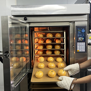 Lò nướng đối lưu xoay 5 khay thương hiệu XEOLEO, thiết bị làm bánh bằng điện, lò nướng bánh mì xoay - Product Image 6