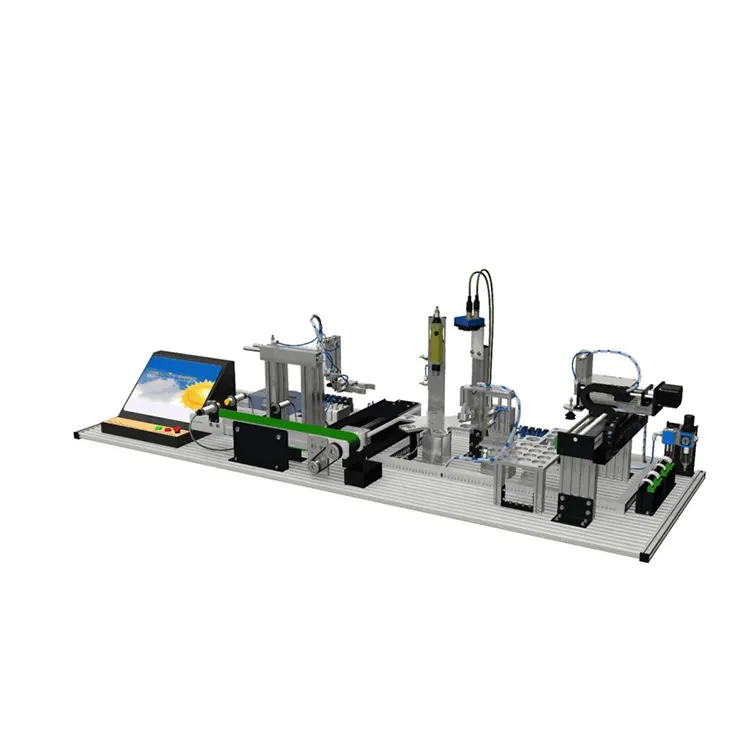 Sistema di meccatronica di alto livello per la linea di produzione industriale educativa sistema di formazione attrezzatura educativa didattica