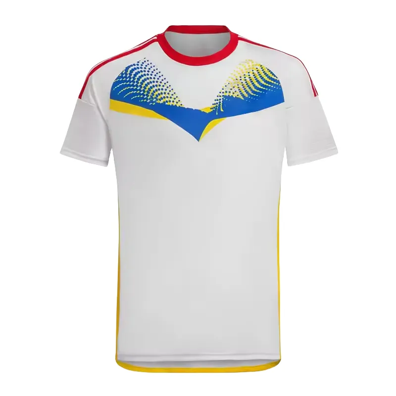 Uniforme de fútbol completo al por mayor de Venezuela, ropa de fútbol por sublimación, la camiseta de fútbol retro más barata