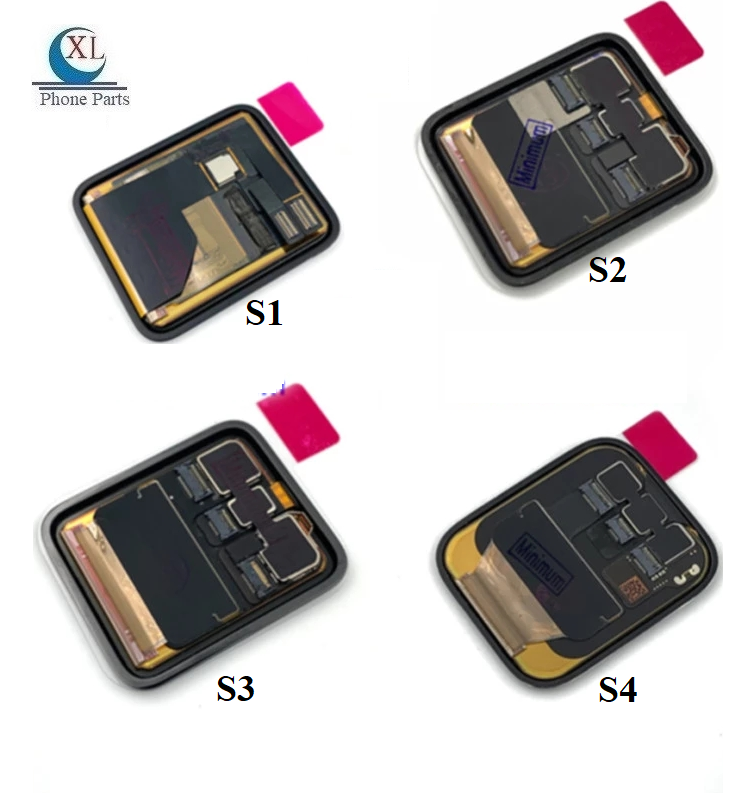 ЖК-дисплей для смарт-часов Apple Watch, ЖК-экран в сборе для Apple IWatch Series 1 2 3 4 5 SE 6 7, 38 мм/42 мм 40 мм/44 мм