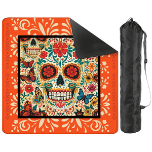 Jeu de Mahjong américain en acrylique à motif floral de crâne de sucre pour la Journée des Morts, 160 pièces, ensemble de jeu de collection sur le thème des fêtes - Product Image 3