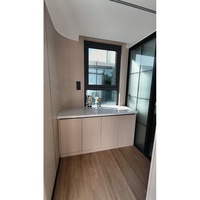 Casa Cápsula Modular de Acero Ligero de Lujo, Completamente Amueblada, Prefabricada Futurista, con Cocina, Dormitorio y Baño Inteligentes y Móviles